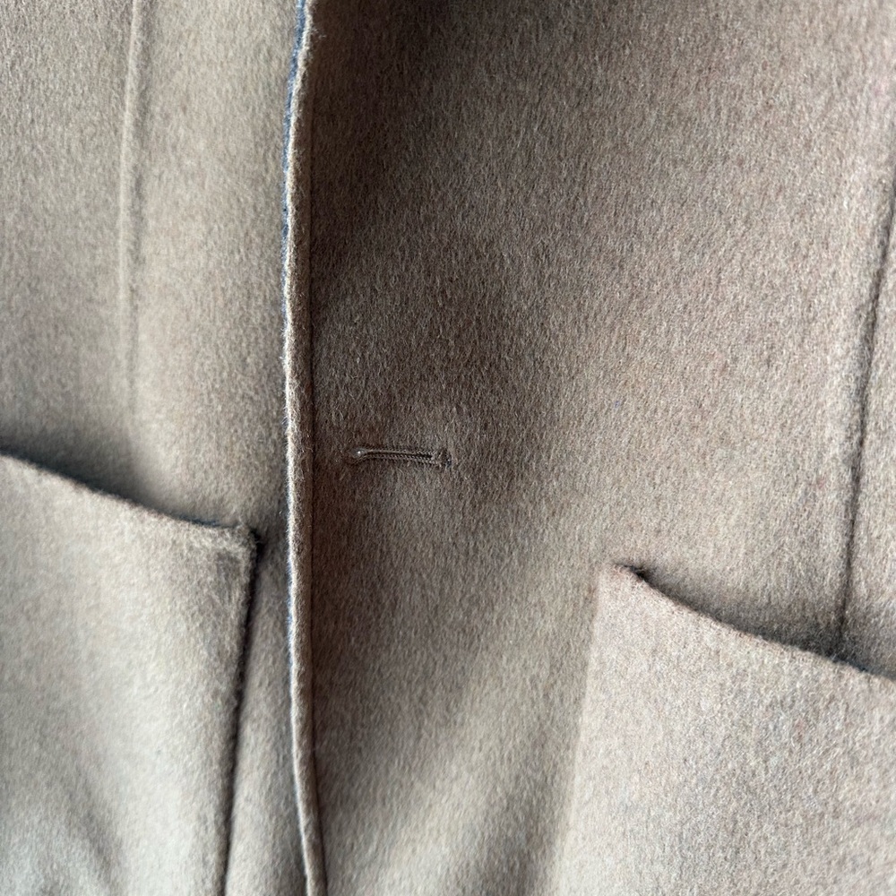 Banana Republic Men's Camel/Gray Reversible Unconstructed Blazer - Picture 3 of 10